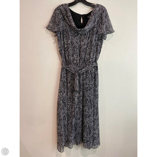 Dress Casual Midi By Jbs In Black & White, Size: Xl