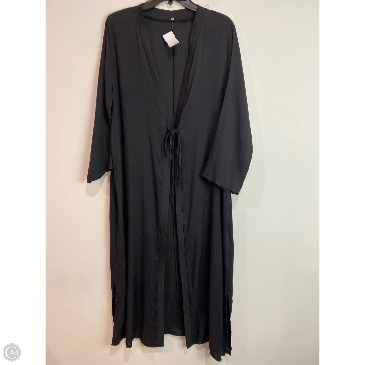 Swimwear Cover-up By Clothes Mentor In Black, Size: Osfm