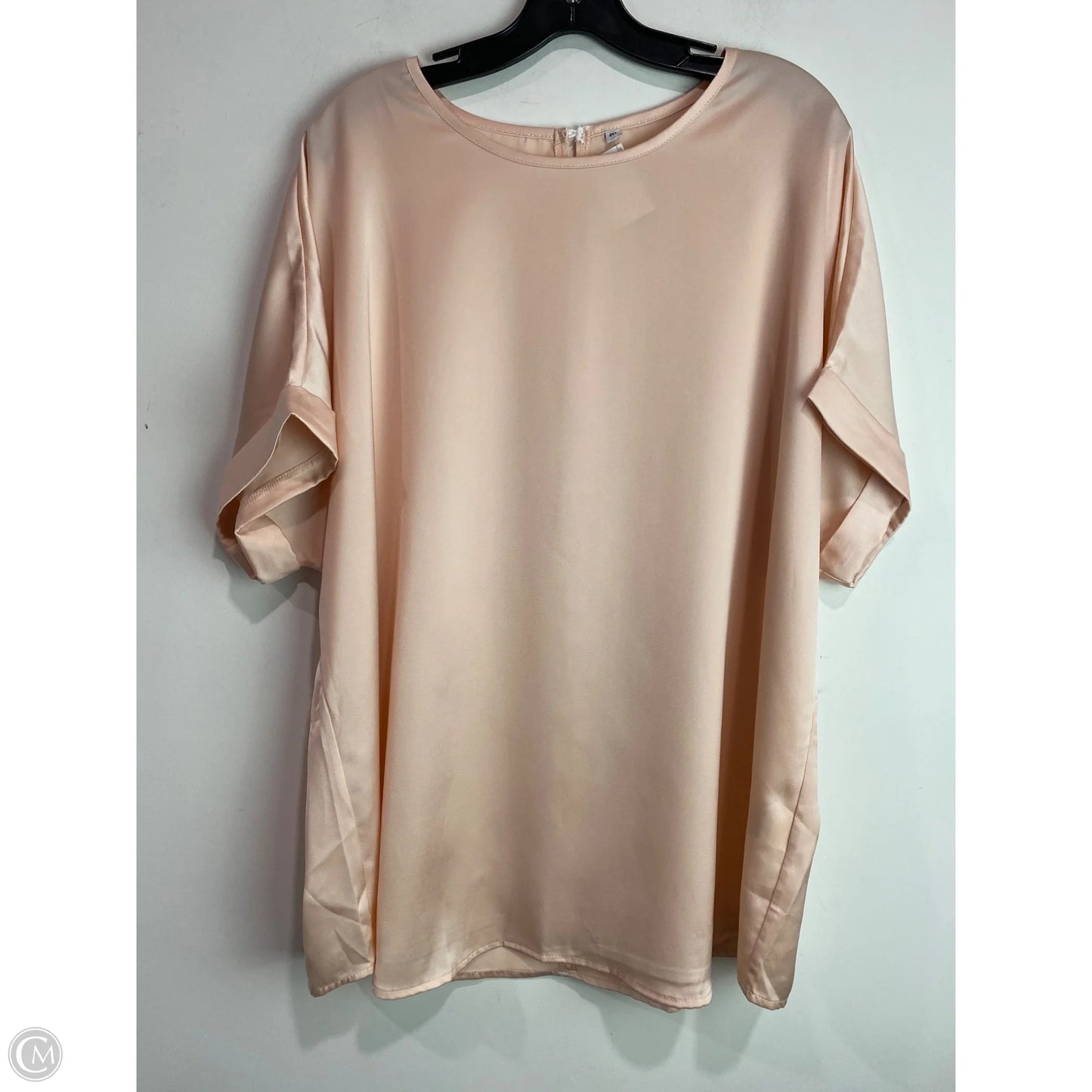 Top Short Sleeve By Clothes Mentor In Pink, Size: 4x