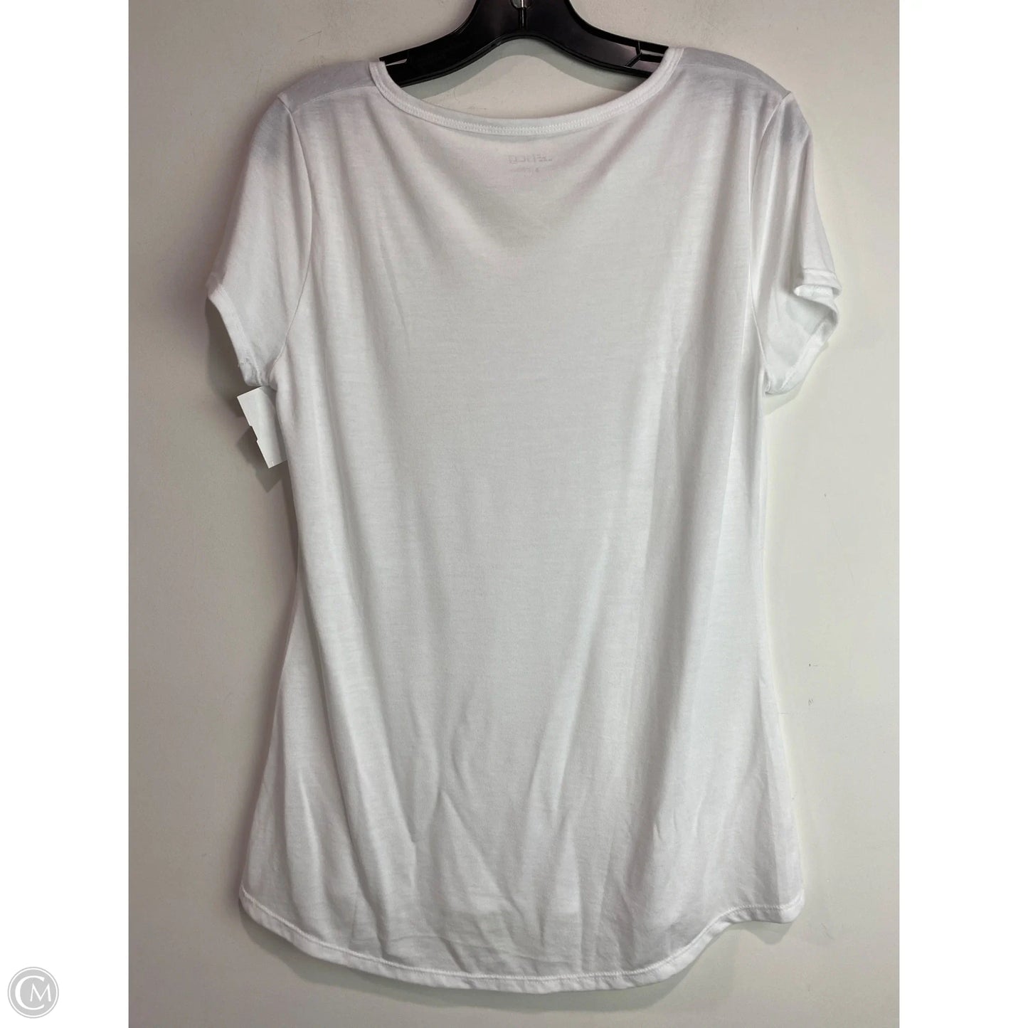 Athletic Top Short Sleeve By Bcg In White, Size: S