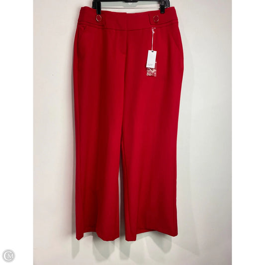 Pants Dress By Clothes Mentor In Red, Size: 14