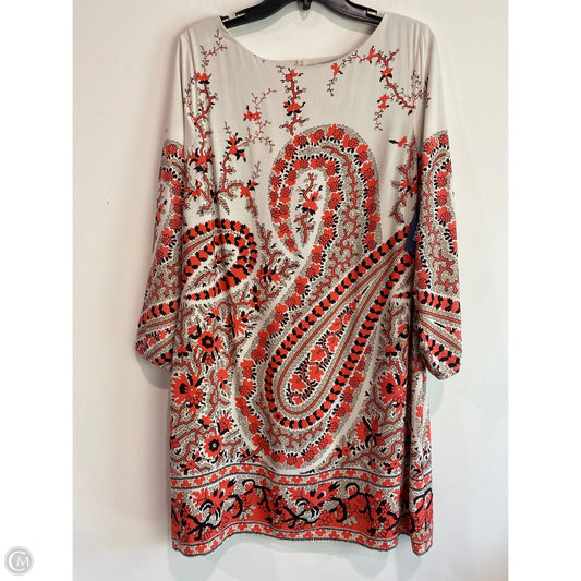 Dress Casual Midi By Old Navy In Beige, Size: L