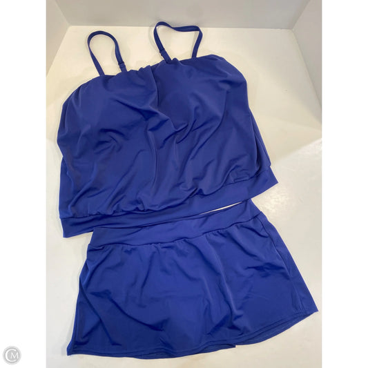 Swimsuit 2pc By Venus In Blue, Size: 2x