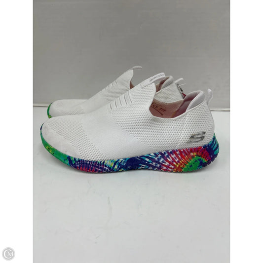 Shoes Athletic By Skechers In White, Size: 9