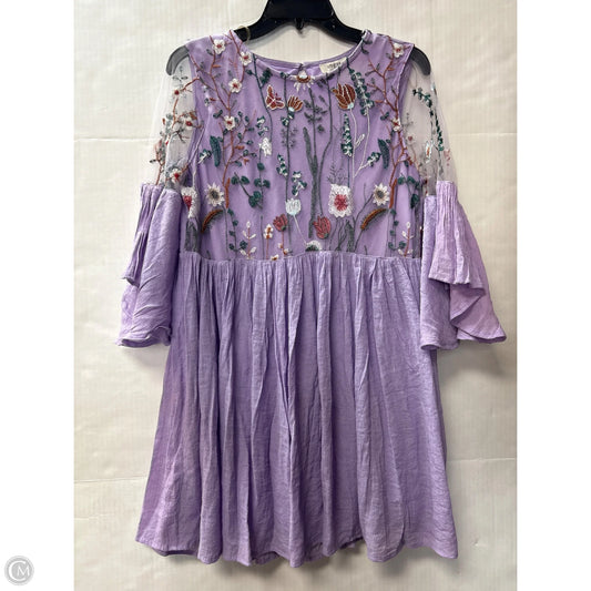 Dress Casual Midi By Umgee In Purple, Size: M