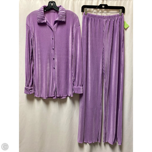 Pants Set 2pc By Clothes Mentor In Purple, Size: S