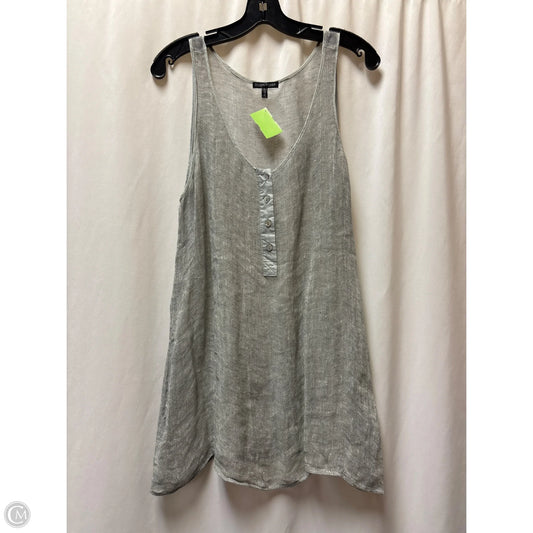 Swimwear Cover-up By Eileen Fisher In Grey, Size: L
