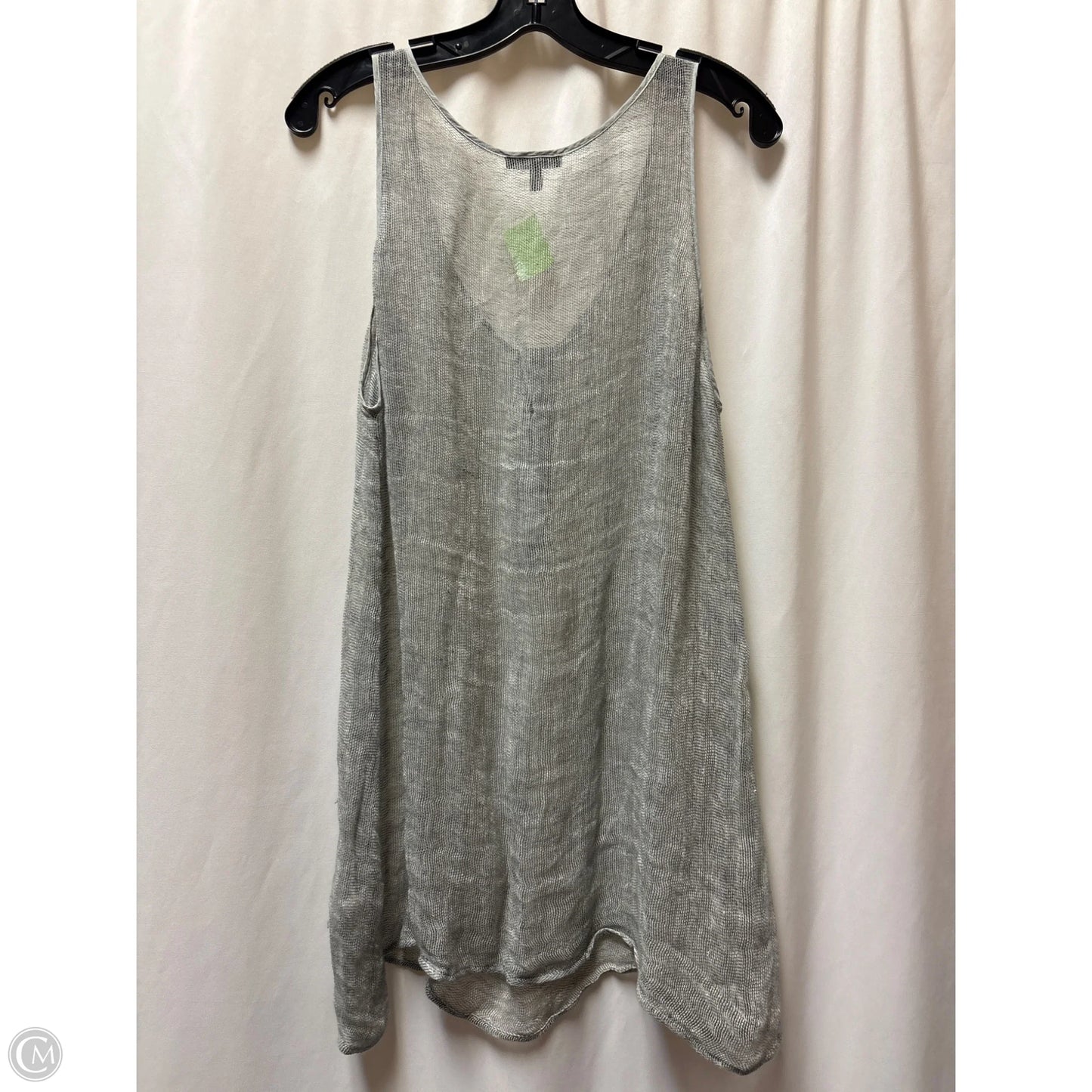 Swimwear Cover-up By Eileen Fisher In Grey, Size: L