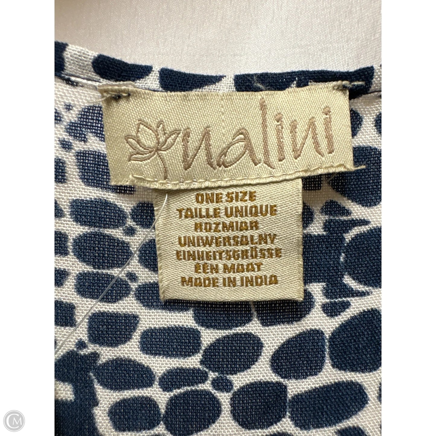 Swimwear Cover-up By Clothes Mentor In Blue, Size: Osfm