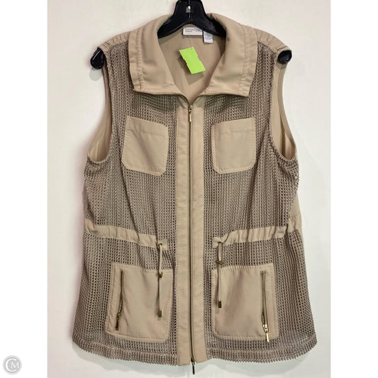 Vest Other By Chicos In Beige, Size: L