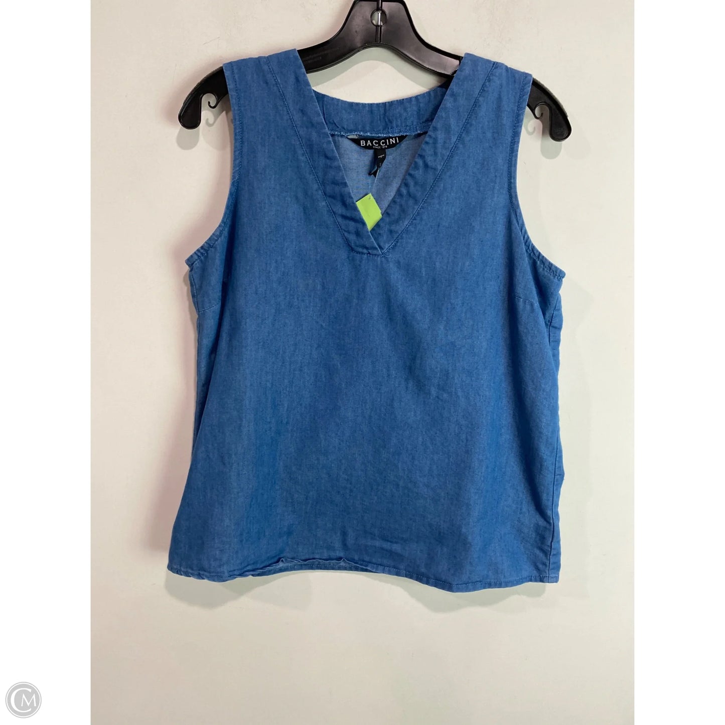 Top Sleeveless By Baccini In Blue, Size: S
