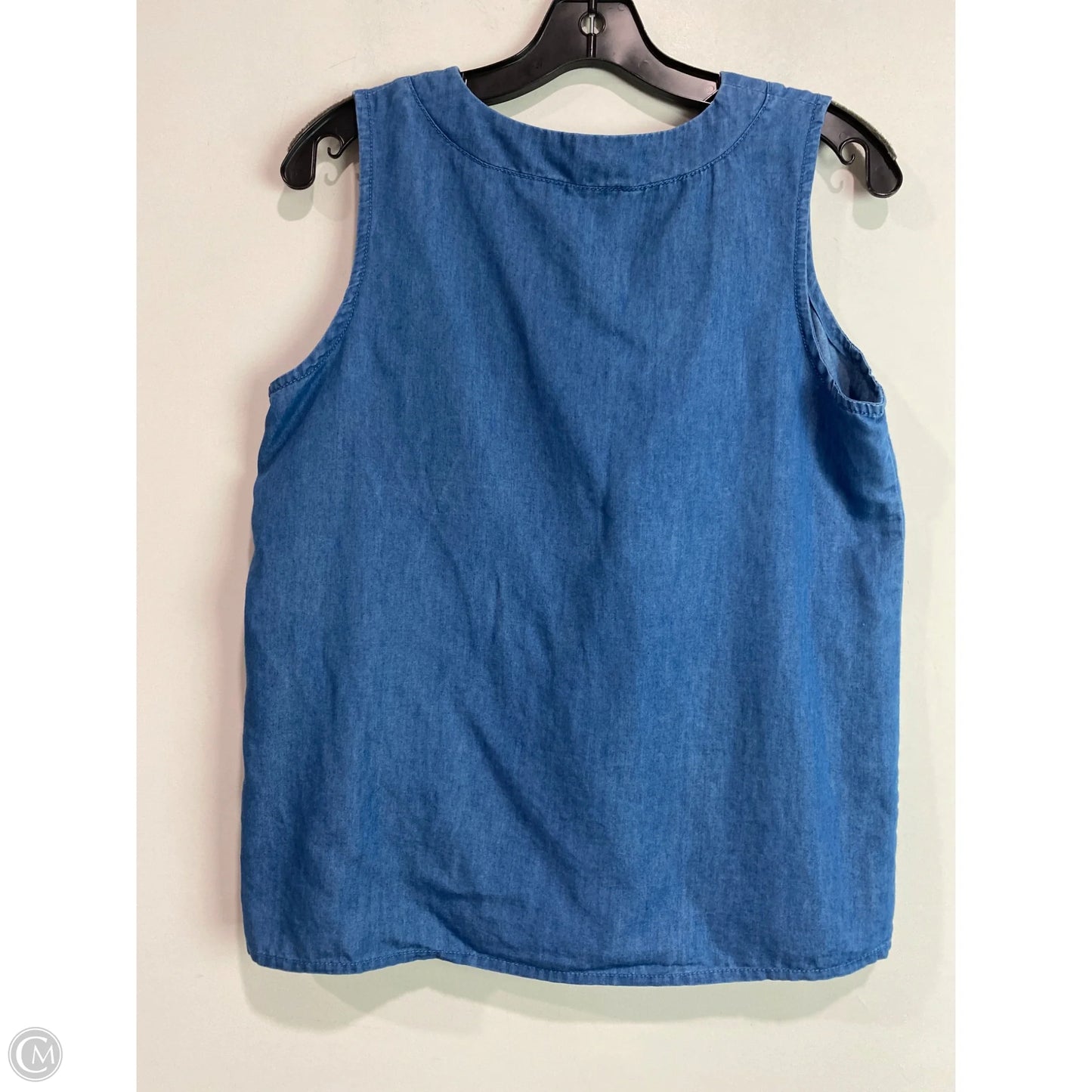 Top Sleeveless By Baccini In Blue, Size: S