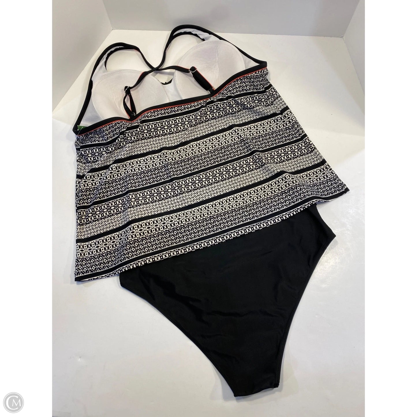 Swimsuit 2pc By Clothes Mentor In Black, Size: 1x