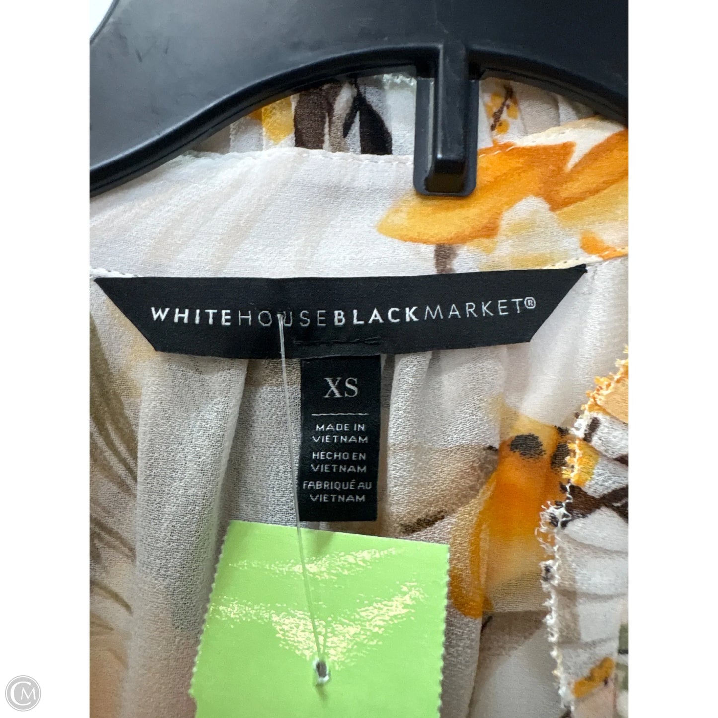 Top Sleeveless By White House Black Market In Orange, Size: Xs