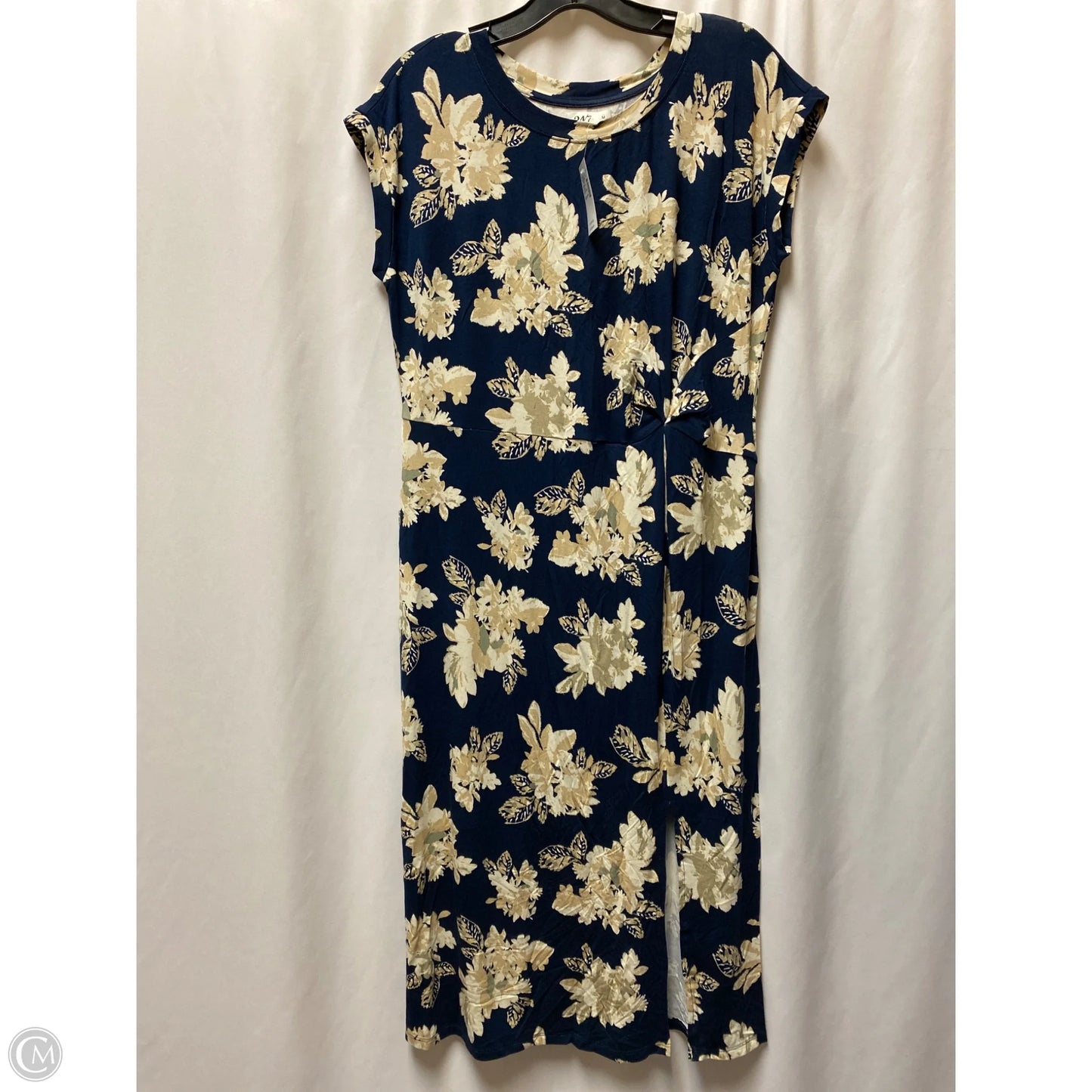 Dress Casual Midi By Maurices In Navy, Size: M