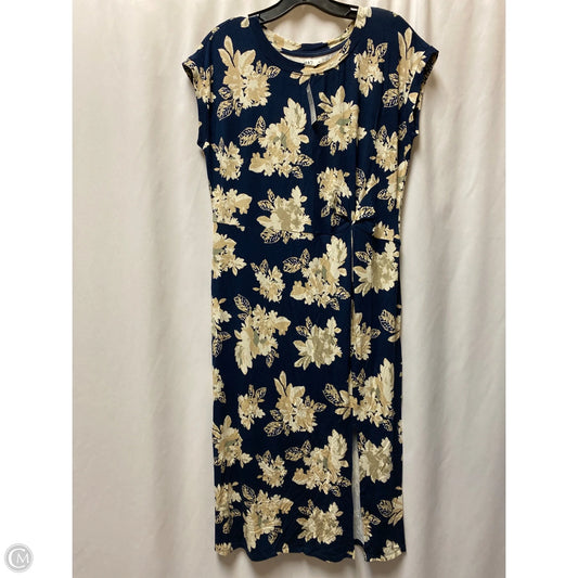 Dress Casual Midi By Maurices In Navy, Size: M