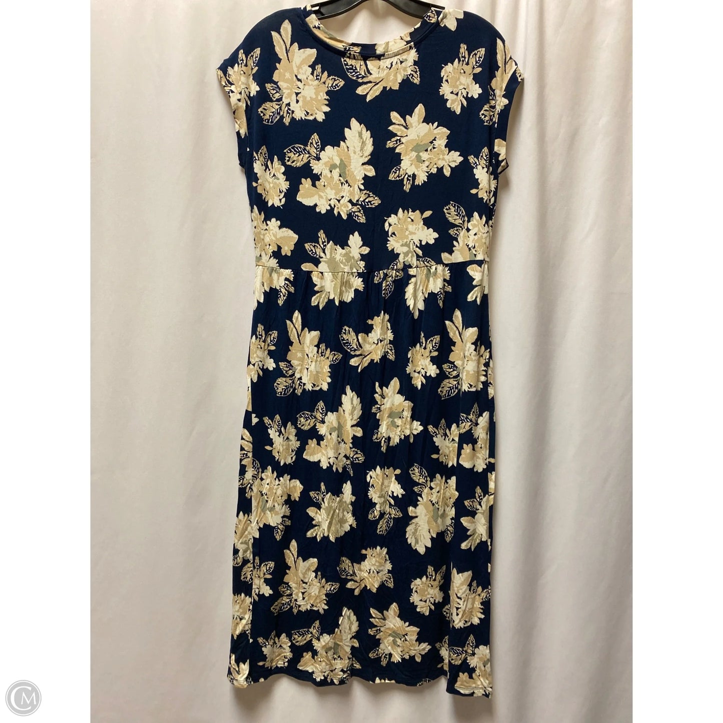 Dress Casual Midi By Maurices In Navy, Size: M