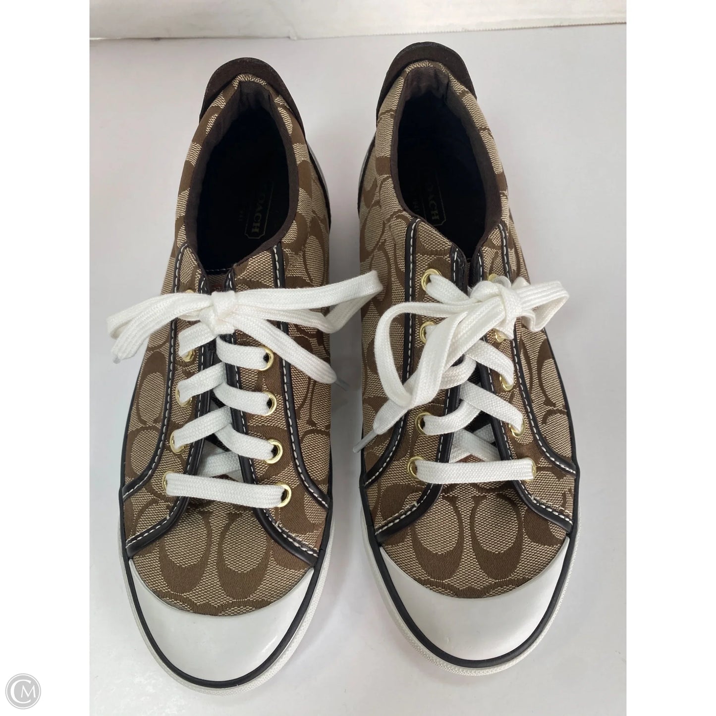 Shoes Designer By Coach In Brown, Size: 9