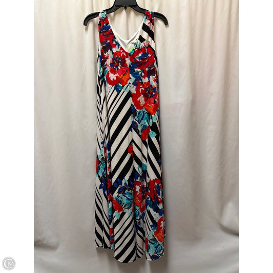 Dress Casual Maxi By Cato In Black & White, Size: M