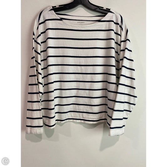 Top Long Sleeve By Old Navy In White, Size: Xl