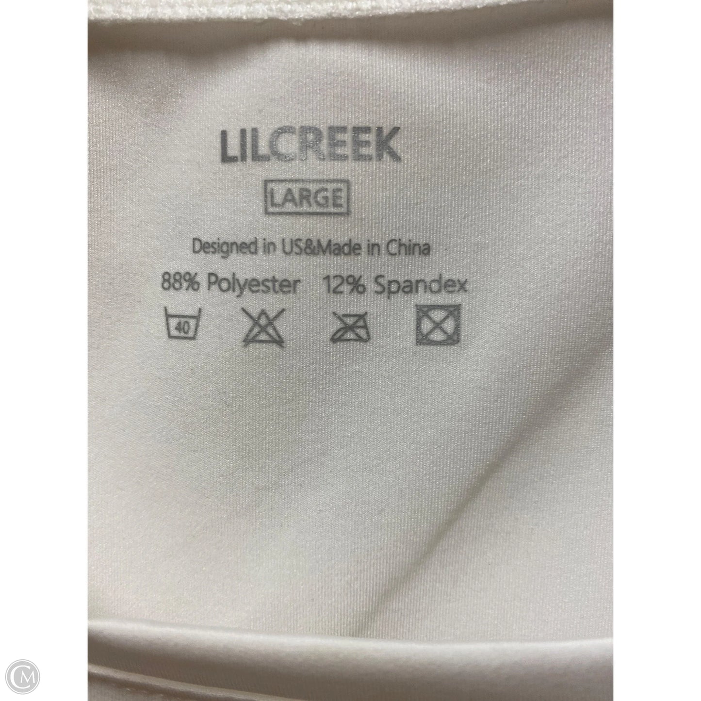 Top Short Sleeve By Clothes Mentor In White, Size: L