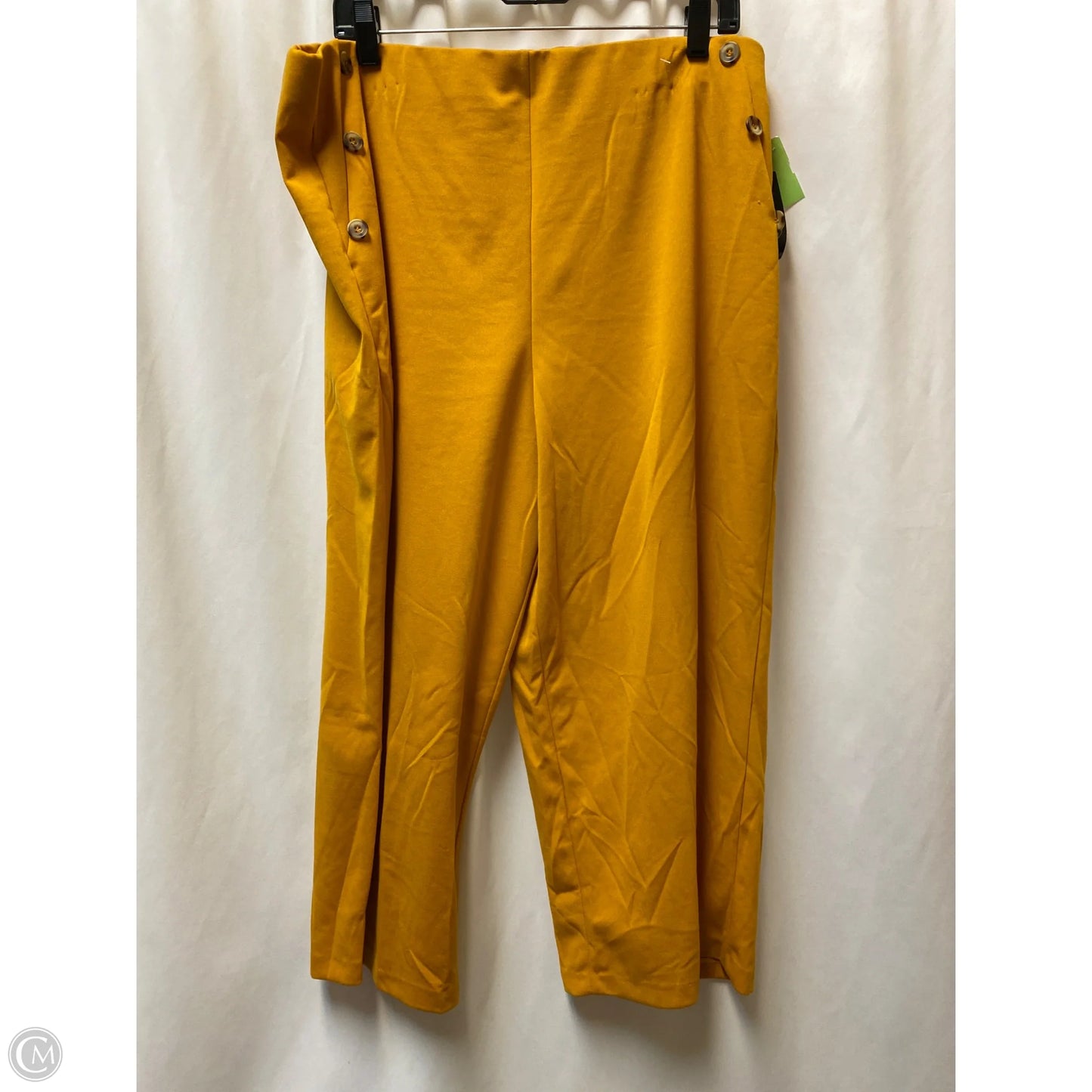 Capris By Clothes Mentor In Orange, Size: 3x