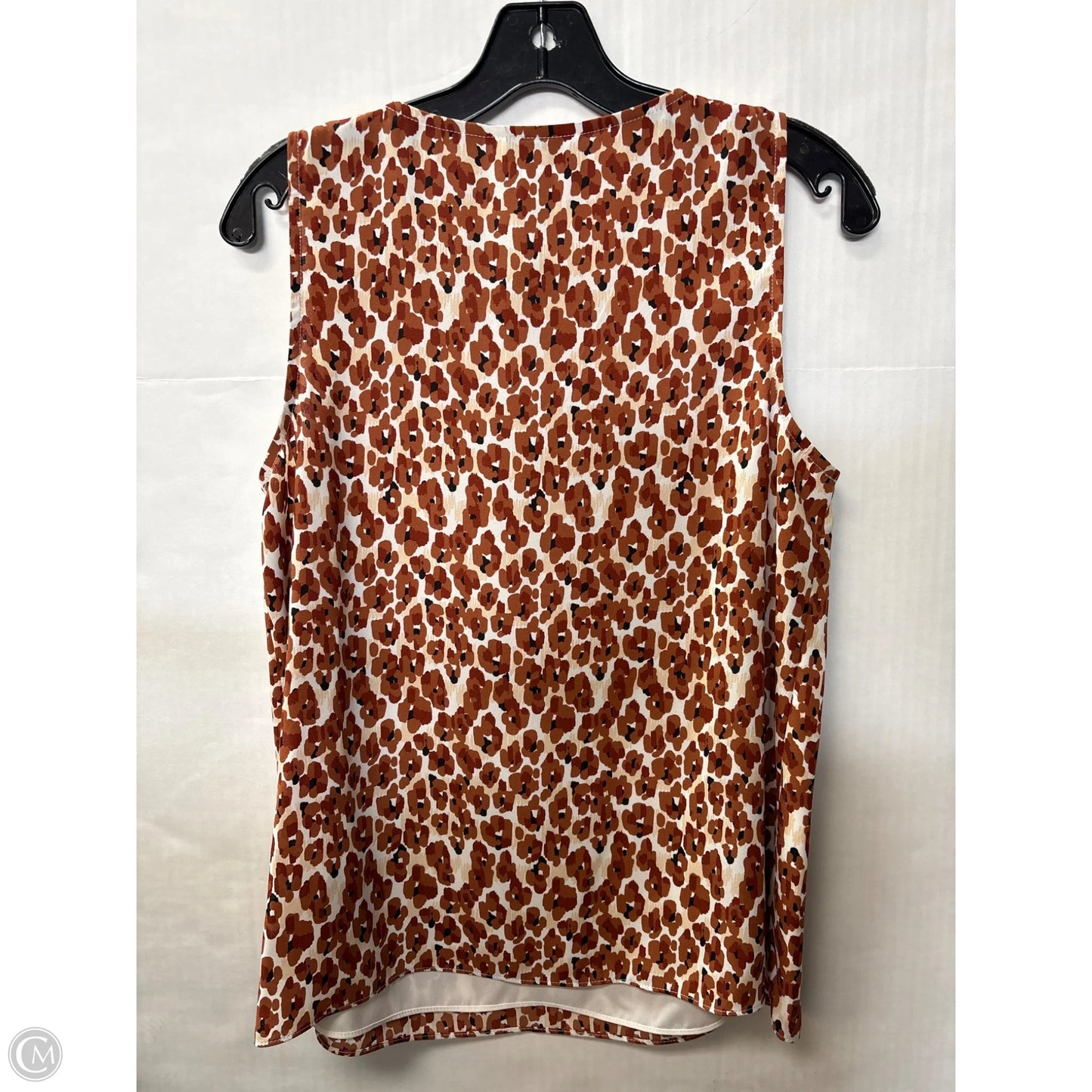 Top Sleeveless By Nine West In Brown, Size: M