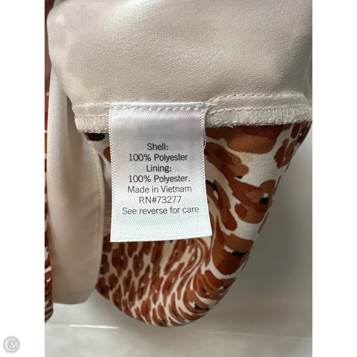Top Sleeveless By Nine West In Brown, Size: M