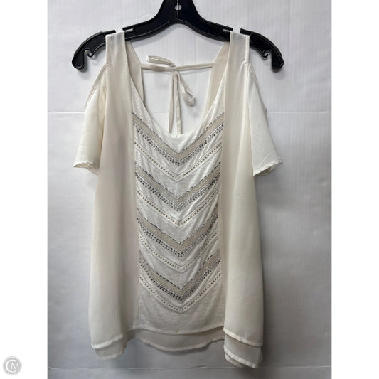 Top Sleeveless By Miss Me In Cream, Size: M