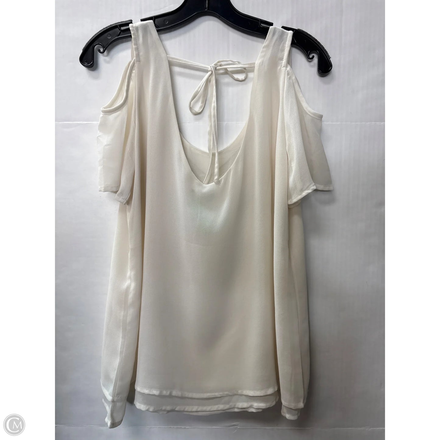 Top Sleeveless By Miss Me In Cream, Size: M