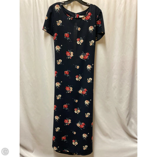 Dress Casual Midi By Emma James In Navy, Size: L