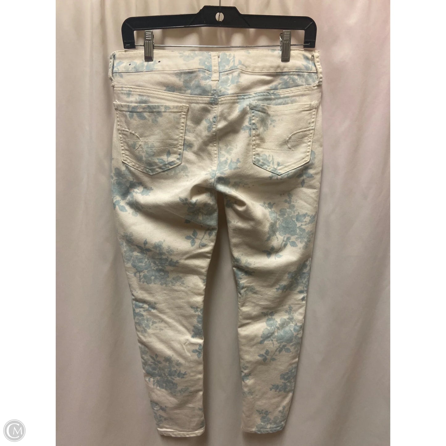 Jeans Skinny By American Eagle In White, Size: 6