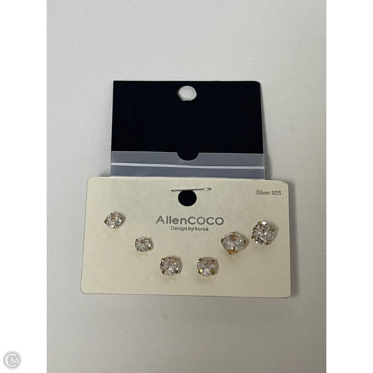 Earrings Stud By Cmf, Size: 03 Piece Set