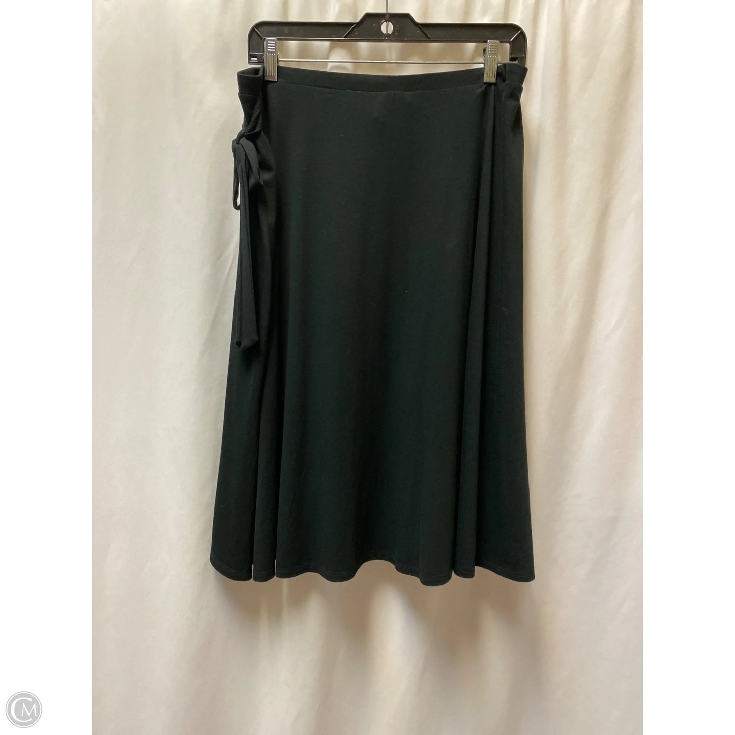 Skirt Midi By Bobeau In Black, Size: Xl