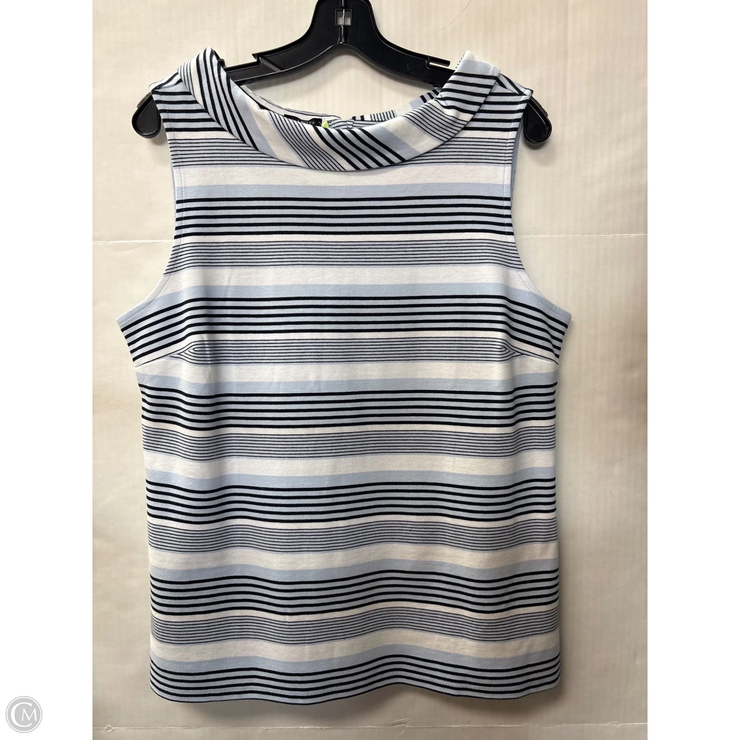 Top Sleeveless By Talbots In Blue, Size: L