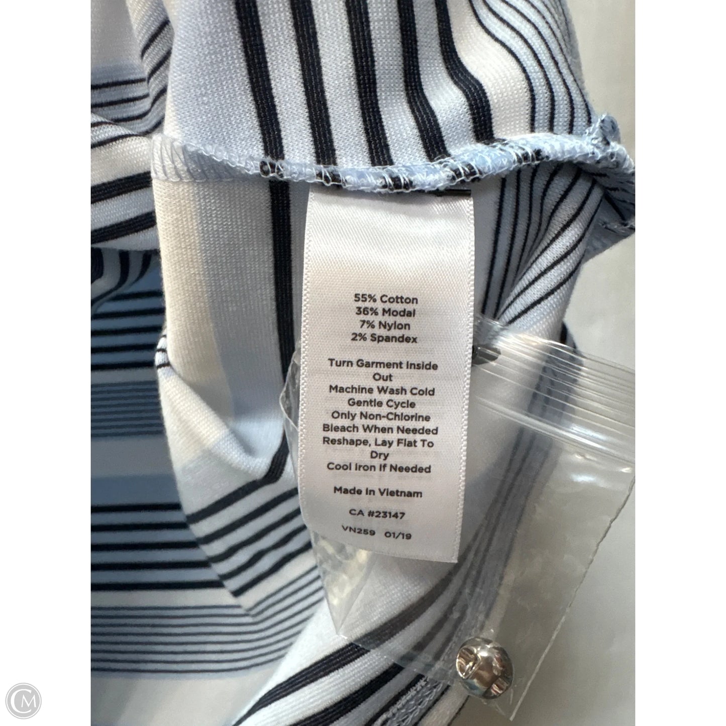 Top Sleeveless By Talbots In Blue, Size: L