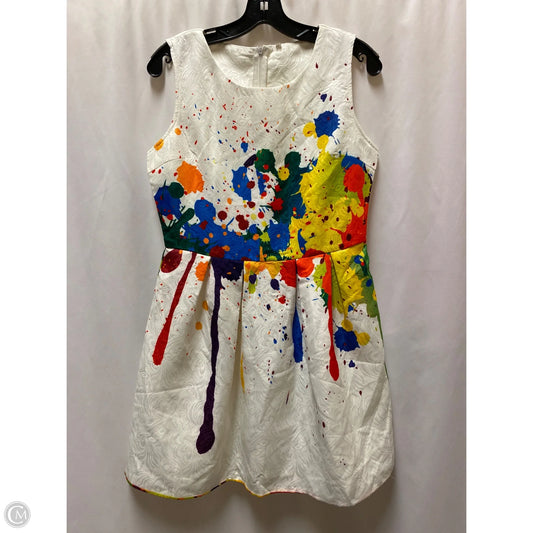 Dress Casual Midi By Clothes Mentor In White, Size: Xl