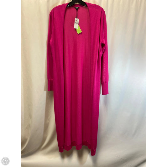 Cardigan By Express In Pink, Size: L