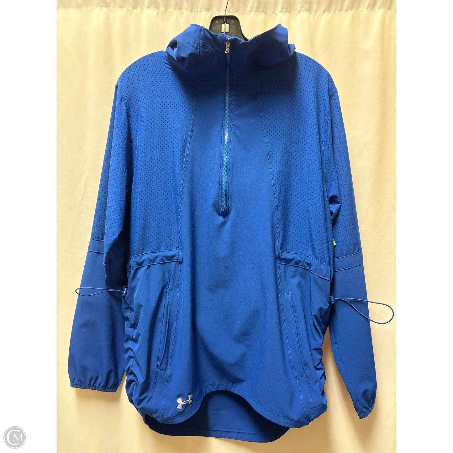 Athletic Jacket By Under Armour In Blue, Size: S