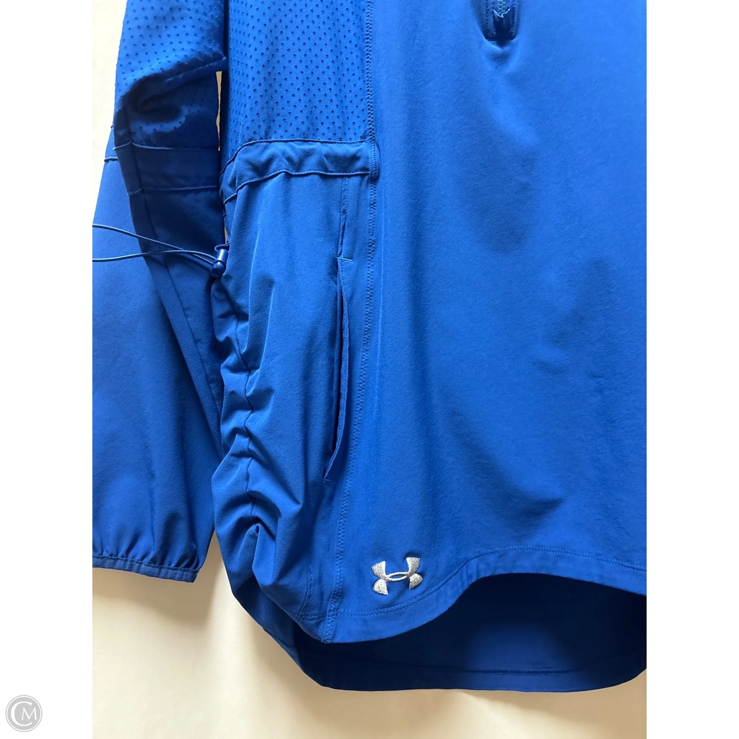 Athletic Jacket By Under Armour In Blue, Size: S
