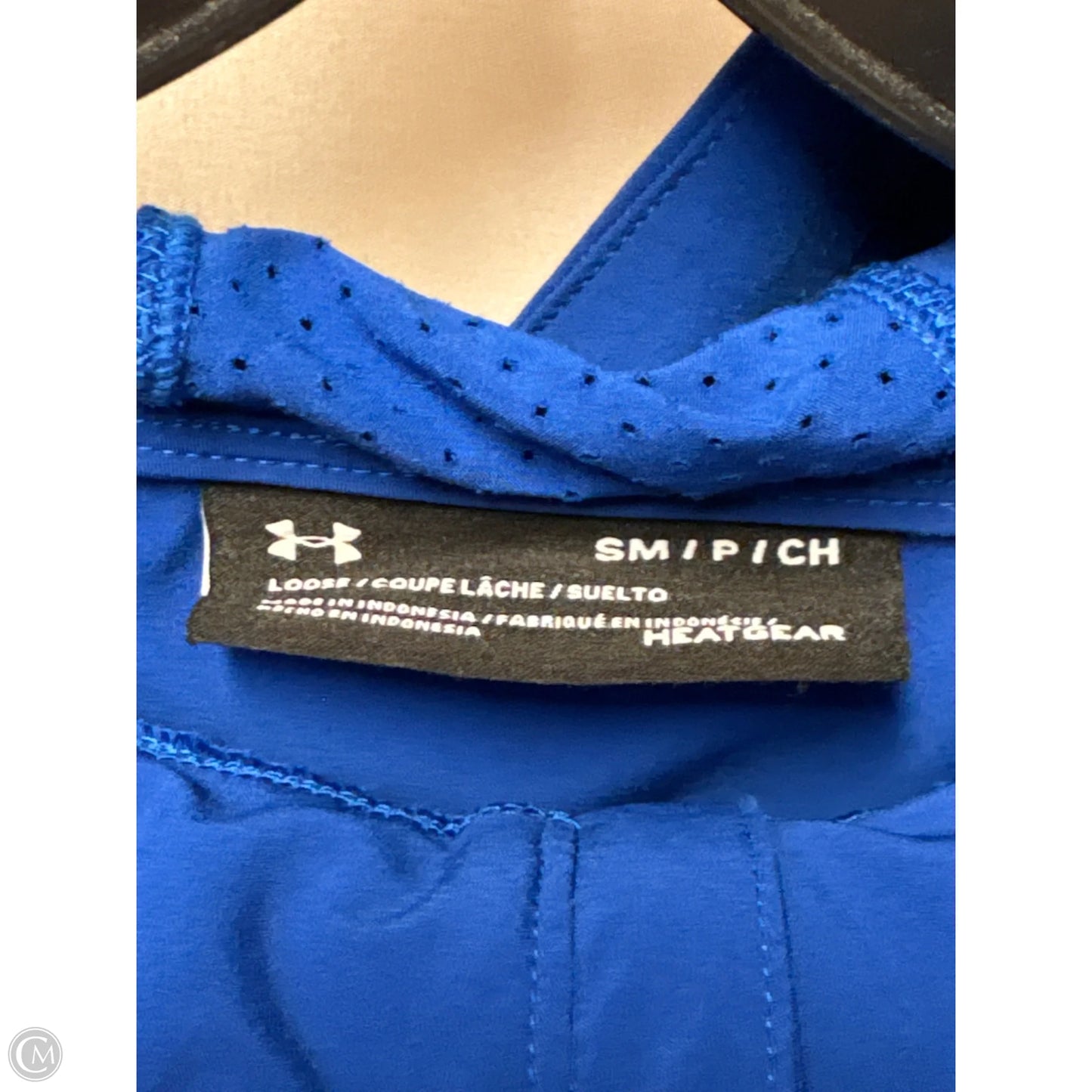 Athletic Jacket By Under Armour In Blue, Size: S