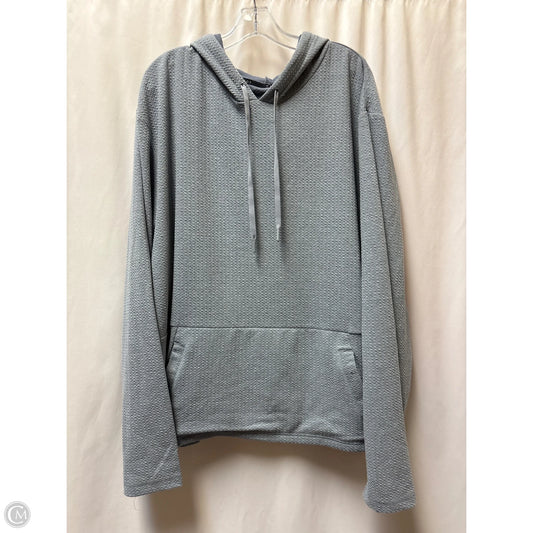 Sweatshirt Hoodie By Zelos In Grey, Size: 3x