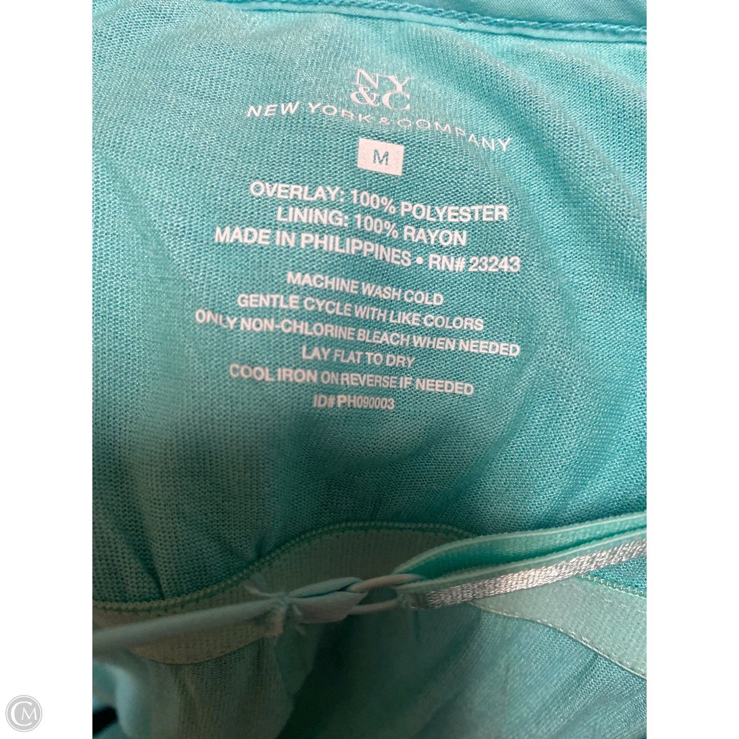 Tank Top By New York And Co In Green, Size: M