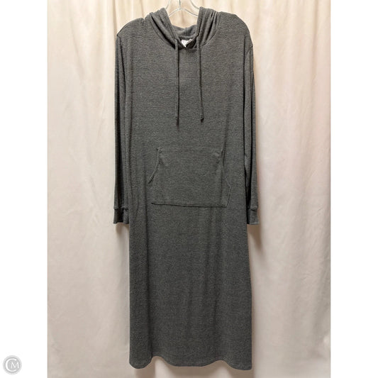 Dress Casual Maxi By Joyspun In Grey, Size: Xl