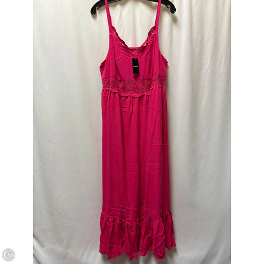 Dress Casual Maxi By Torrid In Pink, Size: 1x
