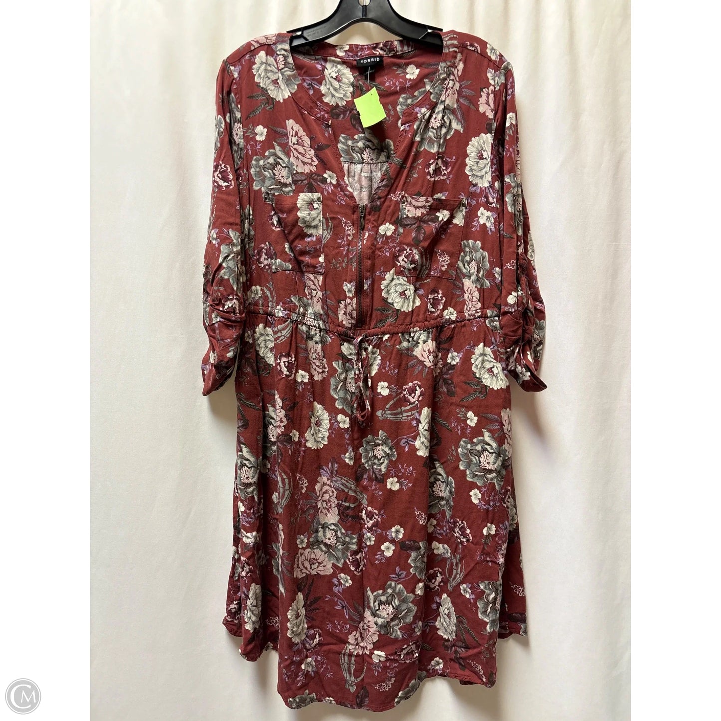 Dress Casual Midi By Torrid In Mauve, Size: 1x