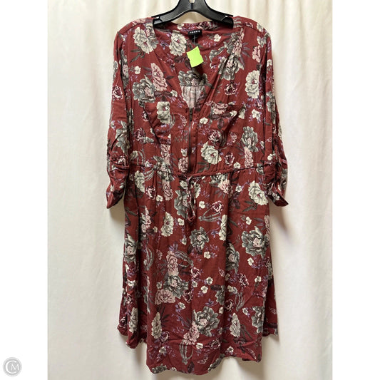 Dress Casual Midi By Torrid In Mauve, Size: 1x