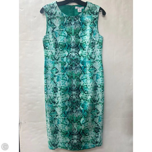 Dress Casual Midi By Liz Claiborne In Green, Size: 10