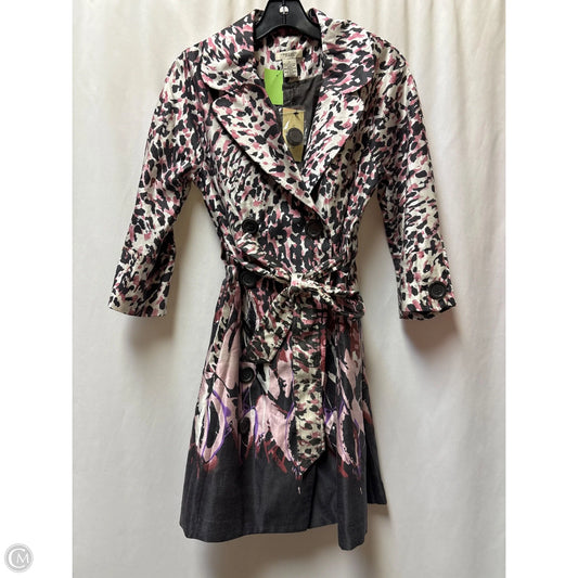 Coat Peacoat By Vertigo In Pink, Size: S