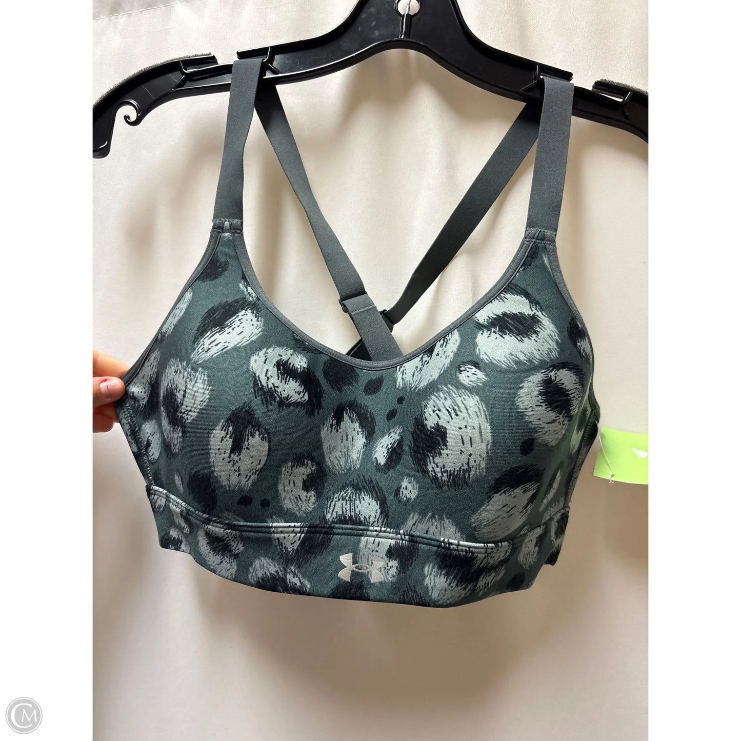 Athletic Bra By Under Armour In Grey, Size: S